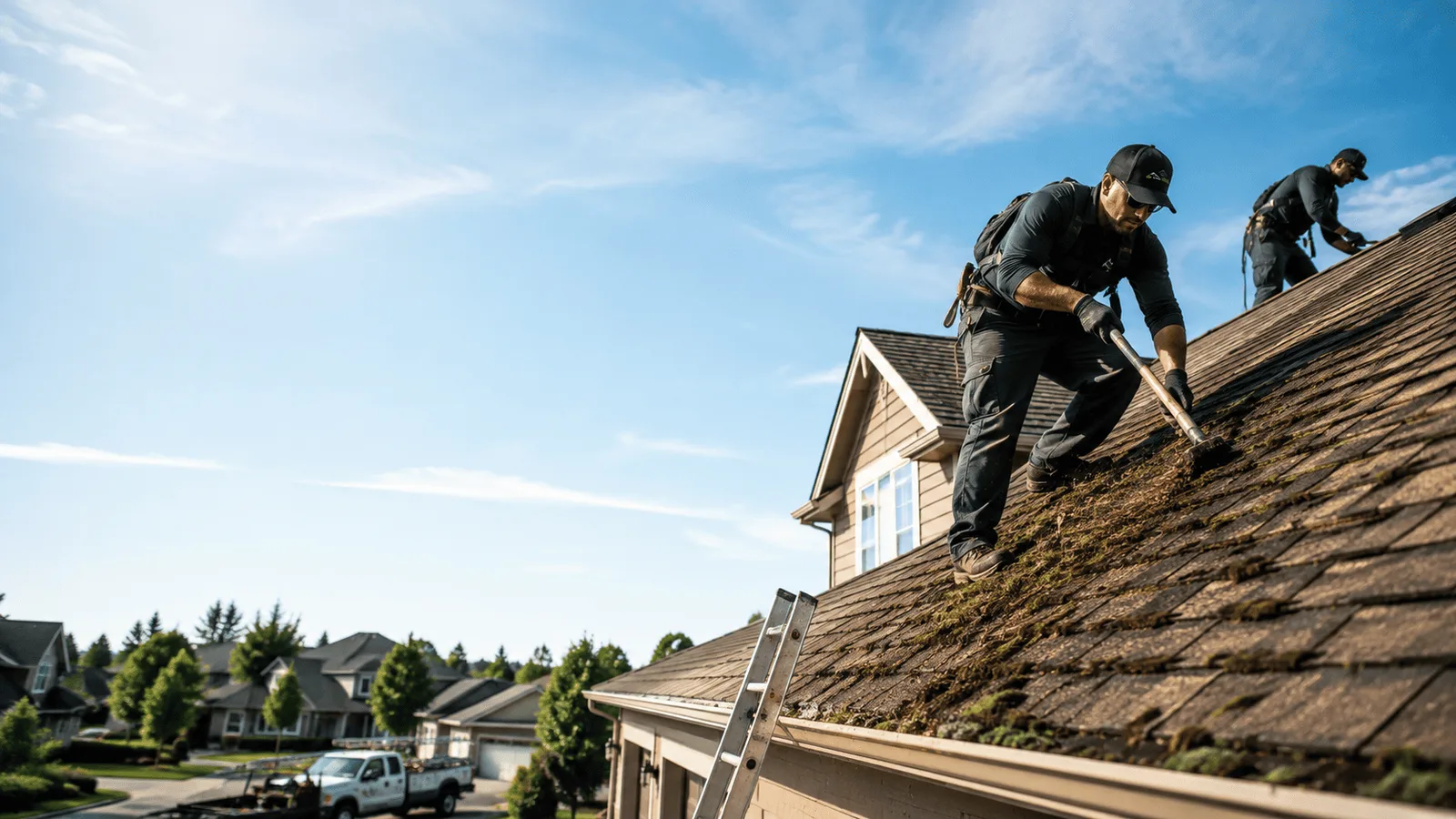 Roof Moss Removal in Wapello, IA near me